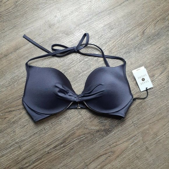34C Shade & Shore "Dream" NWT Halter Swimsuit Top - Picture 3 of 7